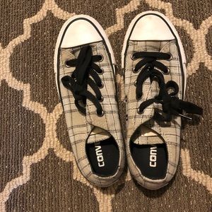 Plaid converse